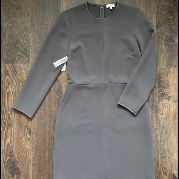ARITZIA WILFRED VILARD DRESS Grey long sleeve - brand new with tags! - Picture 2 of 9